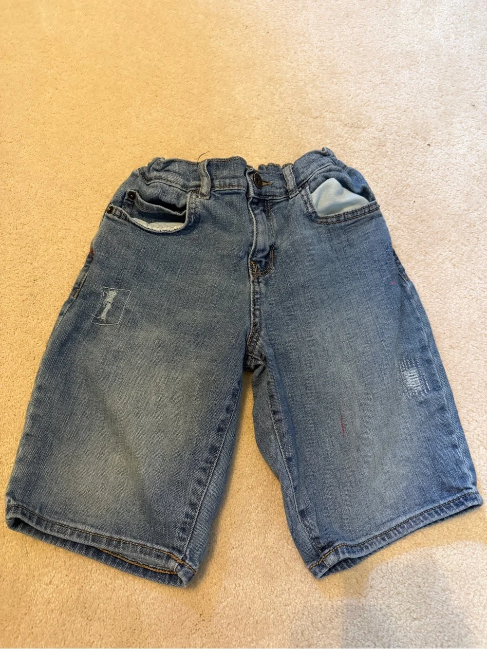 Place Boys Blue Denim Shorts with Pocket Detail